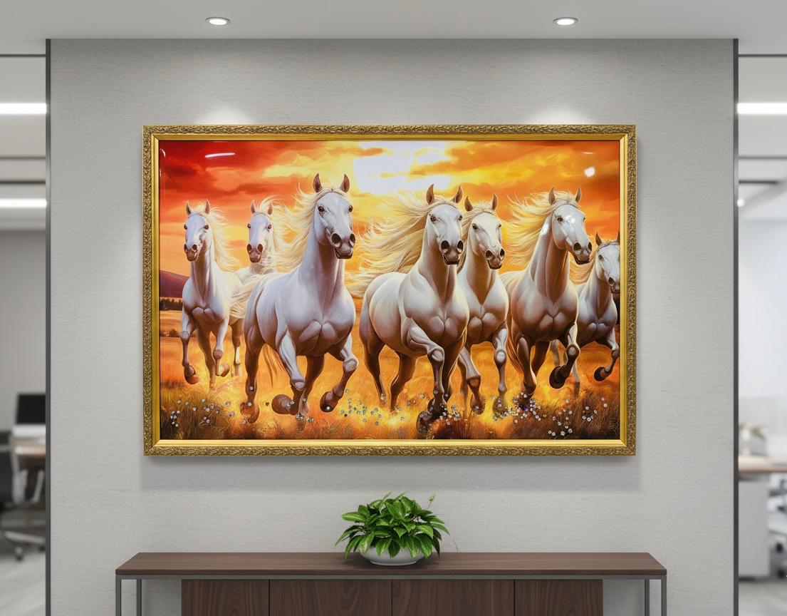Horse Wall Art for Vastu – Bring Success & Positive Energy.